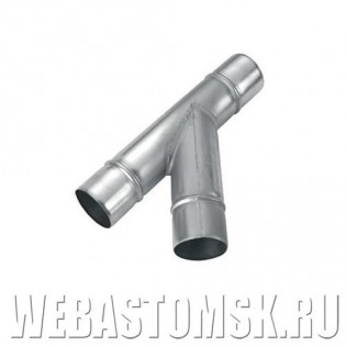 Тройник - соединитель 100/100/80 (оцинкованная сталь) для Webasto Air Top