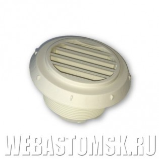 Выход воздуха (Дефлектор Ø60, пластины под 45°, белый пластик) для Webasto Air Top