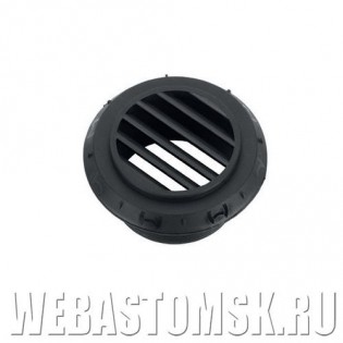 Выход воздуха (Дефлектор Ø60, пластины под 45°, черный пластик) для Webasto Air Top