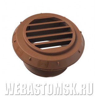 Выход воздуха (Дефлектор Ø60, пластины под 45°, коричневый пластик) для Webasto Air Top