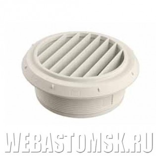 Выход воздуха (Дефлектор Ø60, пластины под 90°, белый пластик) для Webasto Air Top