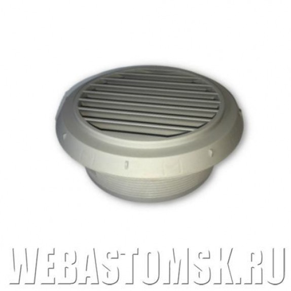 Выход воздуха (Дефлектор Ø60, пластины под 90°, серый пластик) для Webasto Air Top
